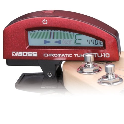 Boss TU-10 Clip-On Chromatic Tuner for Guitar and Bass - Black