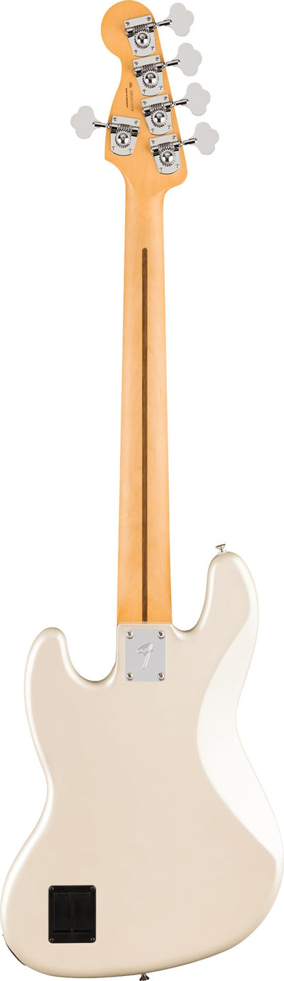 Fender Player II Modified Active Jazz Bass V - Olympic Pearl w/ Cleaning Kit