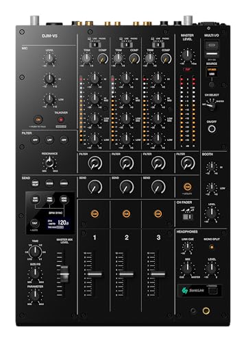 Pioneer DJ AlphaTheta DJM-V5 3-Channel Professional DJ Mixer