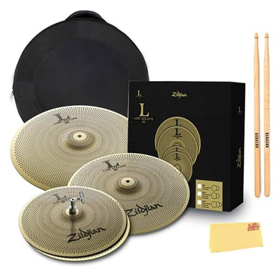 Zildjian LV468 L80 Low Volume Cymbal Pack w/ Cymbal Bag