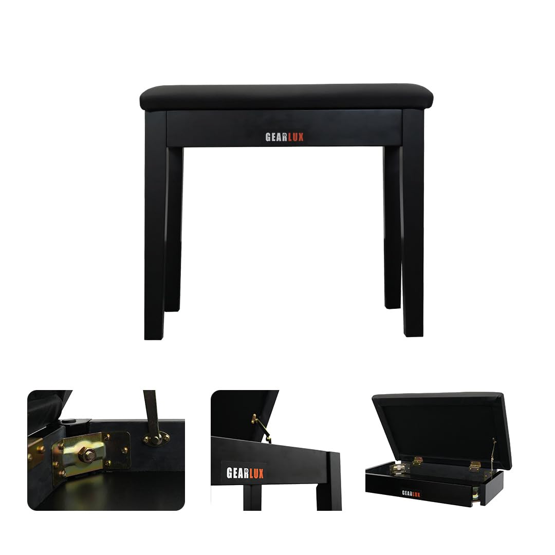 Roland KSC-FP10 Stand for FP-10 Digital Piano - Black w/ Furniture Bench