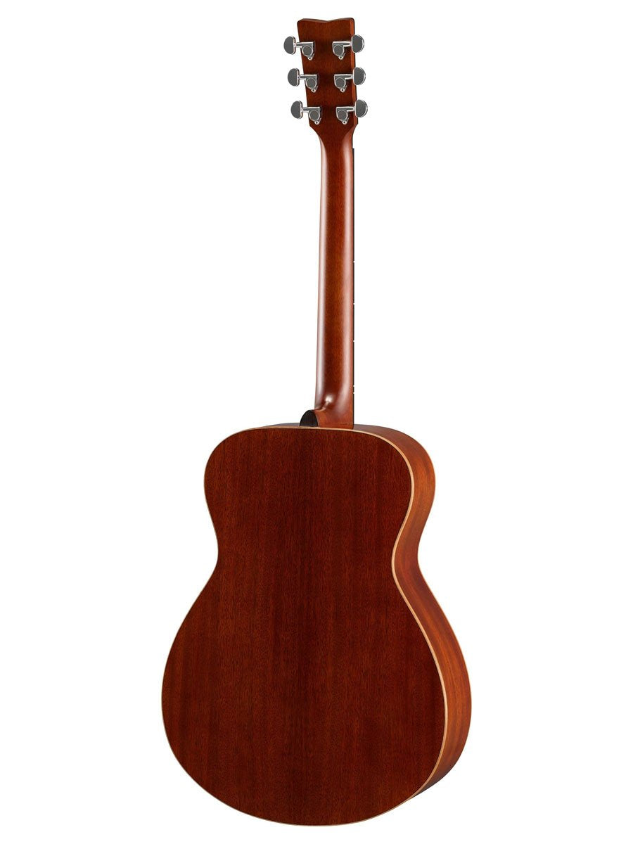 Yamaha FS850 Solid Top Small Body Acoustic Guitar - Natural Mahogany