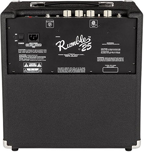 Fender Rumble 25 Bass Amplifier w/ Instrument Cable