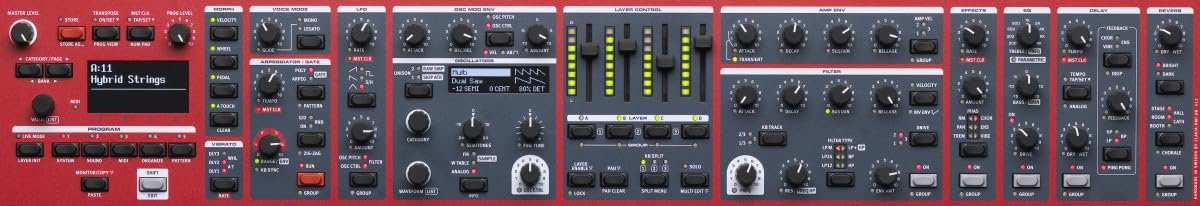 Nord Wave 2 61-Key Performance Synthesizer w/ Adjustable Stand