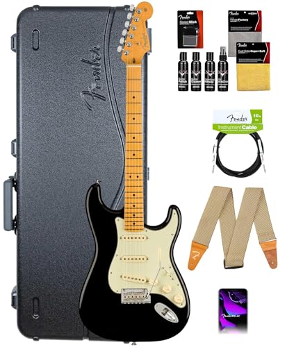 Fender American Professional II Stratocaster - Black w/ Cleaning Kit