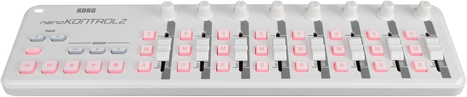 Korg nanoKONTROL2 Slim-Line USB Controller - White