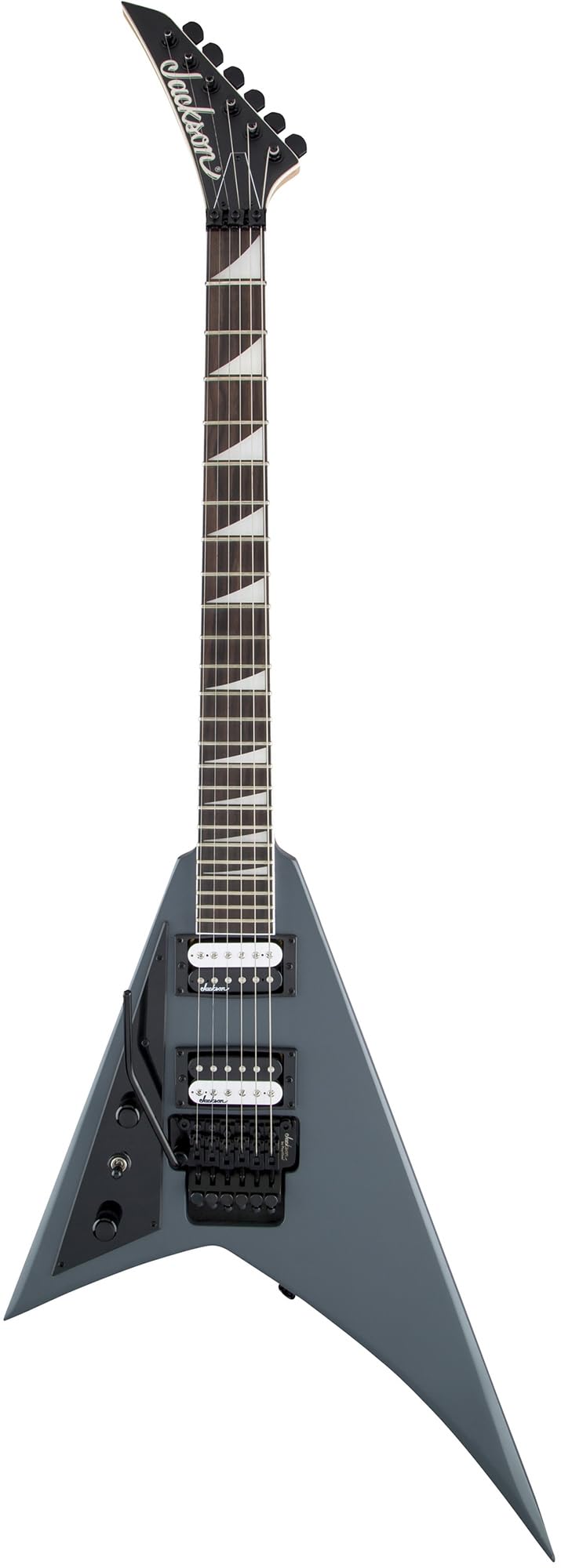 Jackson Rhoads JS32 Left-Handed Electric Guitar - Satin Gray w/ Instrument Cable