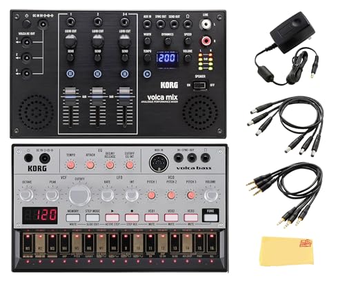 Korg Volca Bass Analogue Bass Machine w/ Volca Mix