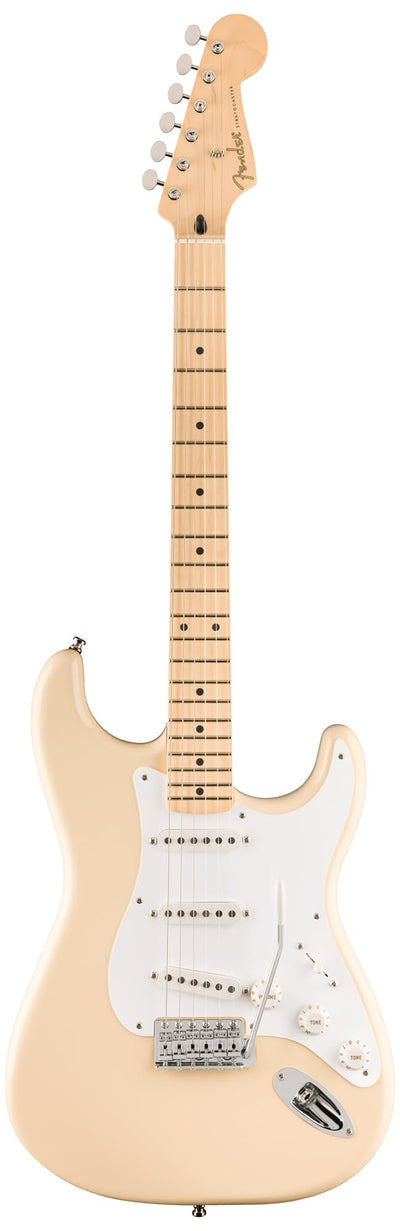 Fender Jimmie Vaughan Tex Mex Stratocaster - Olympic White w/ Guitar Cleaning Kit
