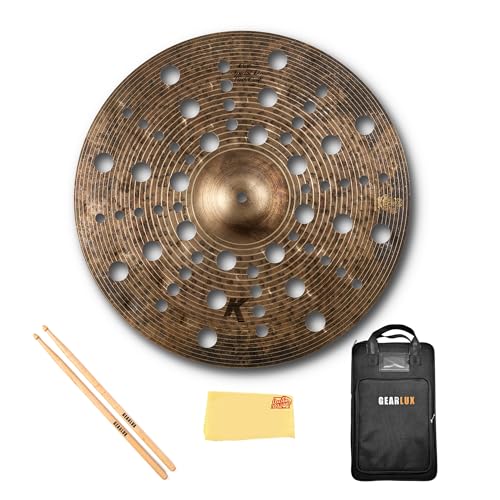 Zildjian K1418 17" K Custom Special Dry Trash Crash Cymbal w/ Drumstick Bag