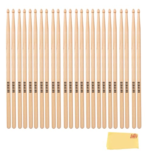 Gearlux American Hickory 5A Drumsticks - 12 Pair