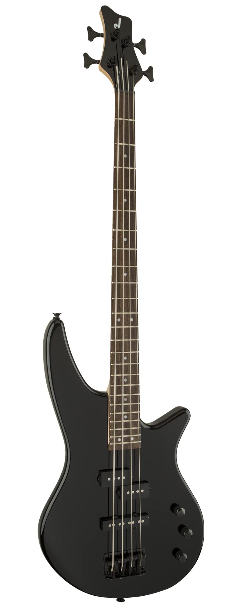 Jackson JS Series Spectra Bass JS2 Bass Guitar - Gloss Black w/ Instrument Cable