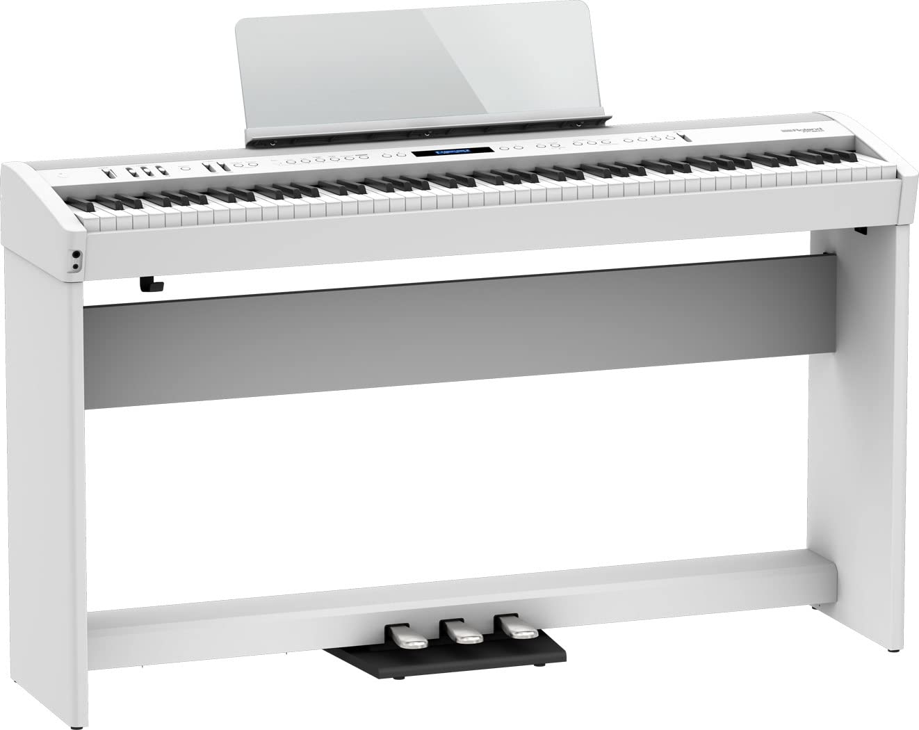 Roland FP-60X Digital Piano - White w/ Roland KSC-70 Stand