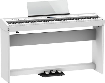 Roland FP-60X Digital Piano - White w/ Roland KSC-70 Stand