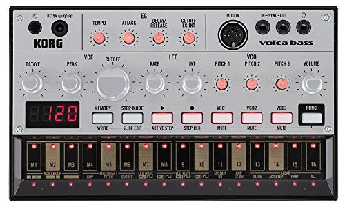 Korg Volca Bass Analogue Bass Machine w/ Power Supply