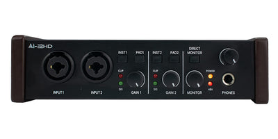 Vault Ai22HD 2x2 USB Audio Interface with 192kHz Recording and Bitwig 8-Track Bundle