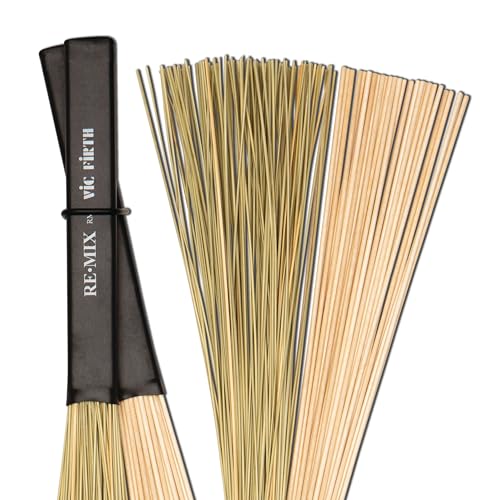 Vic Firth RMP RE·MIX Brushes - Grass and Birch 2-Pair Combo Pack