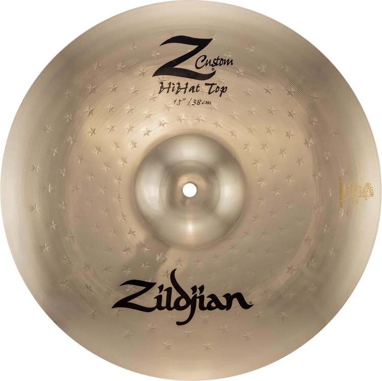 Zildjian Z40105 15" Z Custom Hi-Hat Cymbal - Top