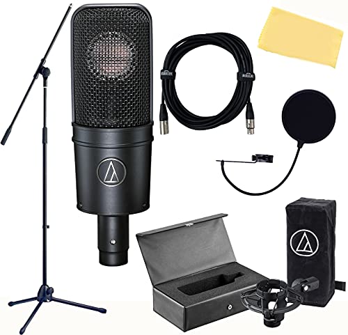 Audio-Technica AT4040 Cardioid Condenser Microphone w/ Boom Stand