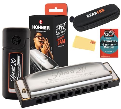 Hohner Special 20 Harmonica - Key of G w/ Zip Pouch