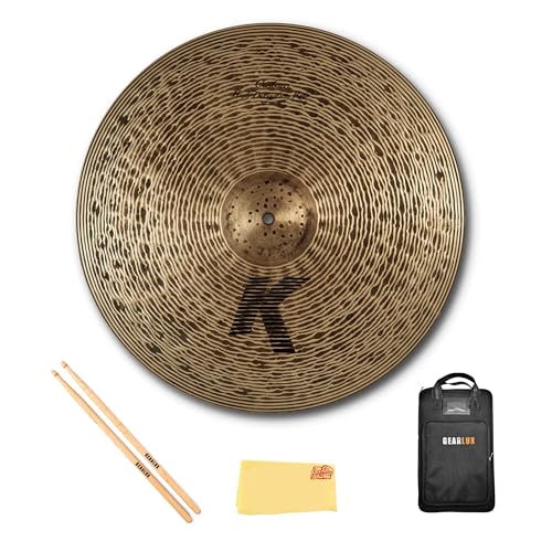 Zildjian K0989 22" K Custom High Definition Ride Cymbal w/ Drumstick Bag