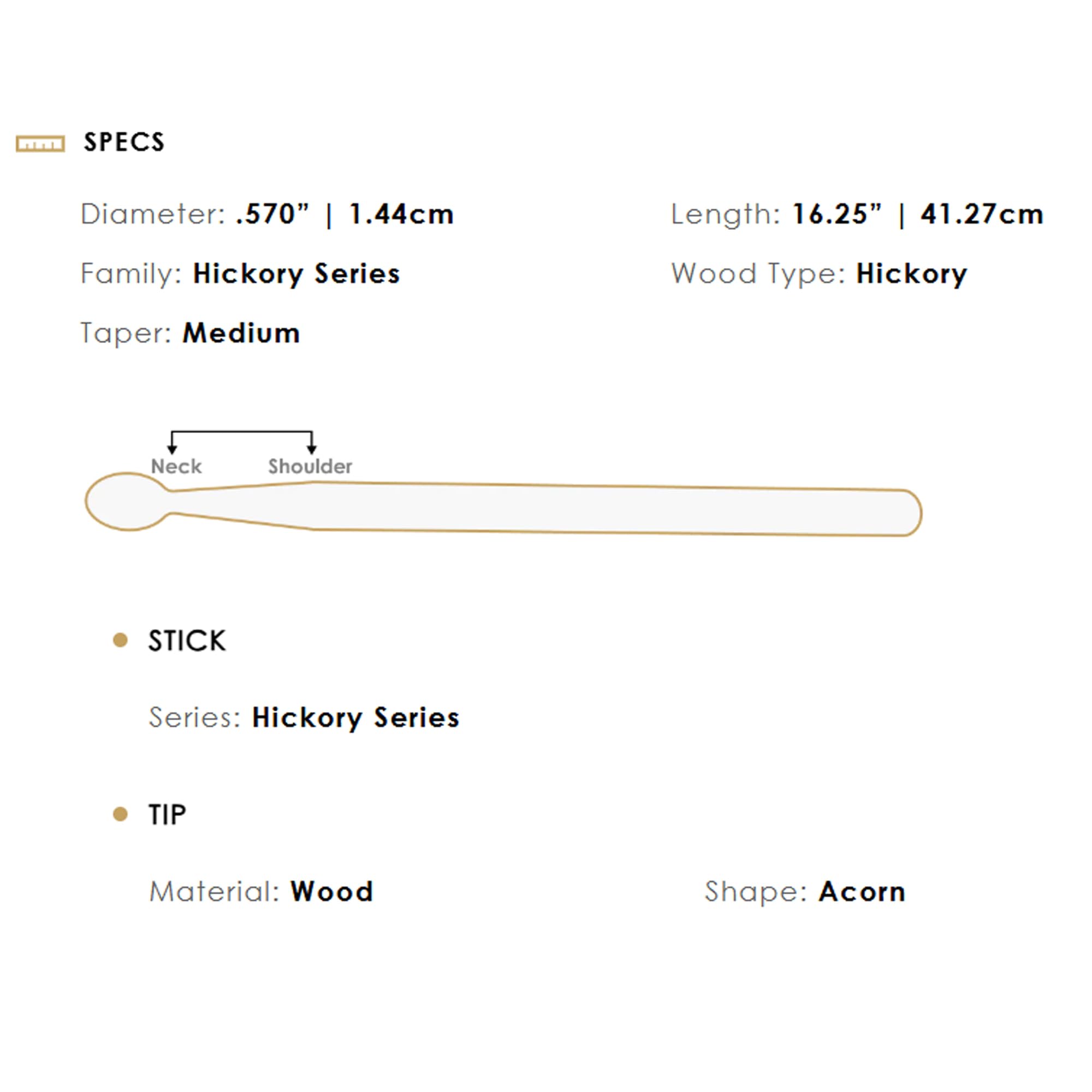 Zildjian 5A Acorn Neon Green Drumsticks - 6 Pack