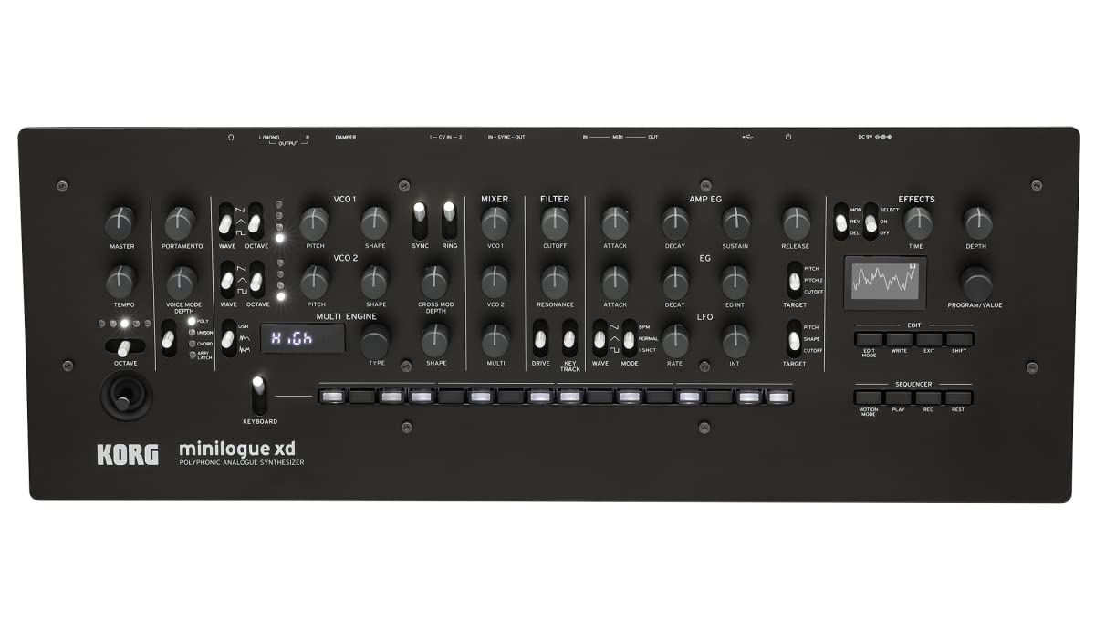 Korg Minilogue XD Module Polyphonic Analog Synthesizer w/ MIDI Cable