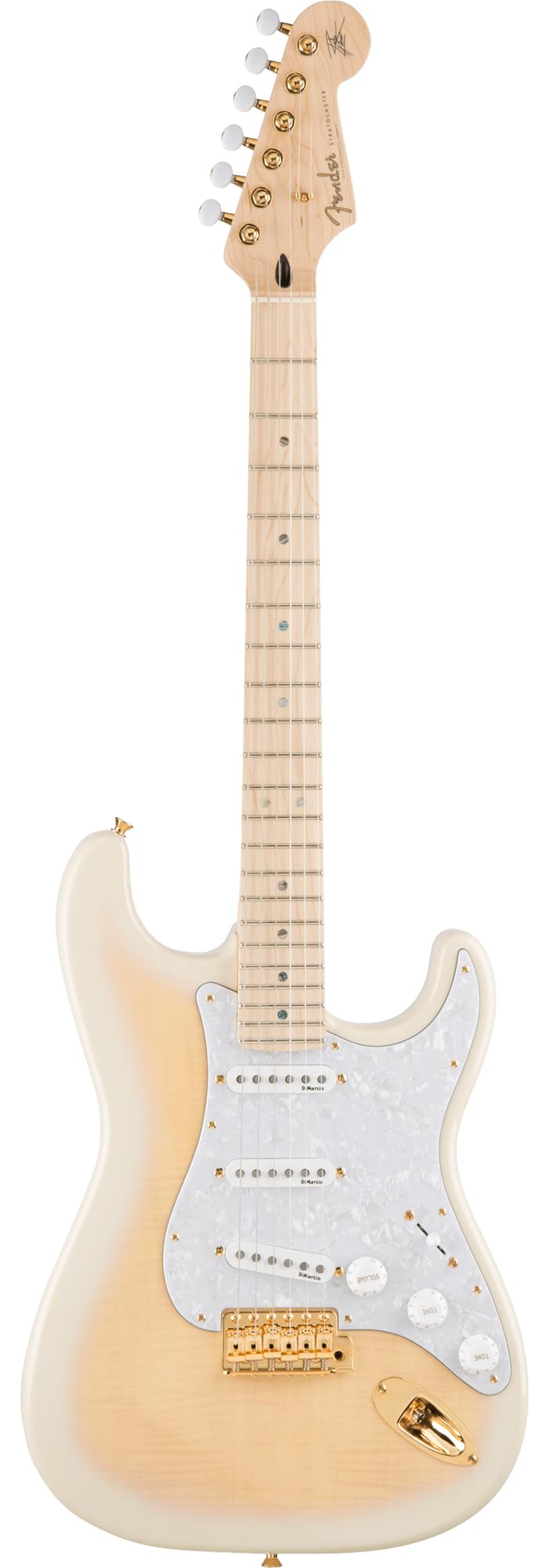 Fender Richie Kotzen Stratocaster - Transparent White Burst w/ Guitar Cleaning Kit