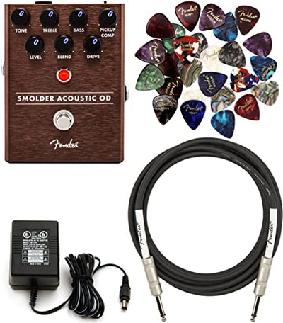 Fender Smolder Acoustic Overdrive Pedal w/ Power Supply