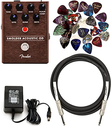 Fender Smolder Acoustic Overdrive Pedal w/ Power Supply