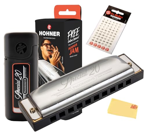 Hohner Special 20 Country Tuned Harmonica - Key of A w/ Key Stickers