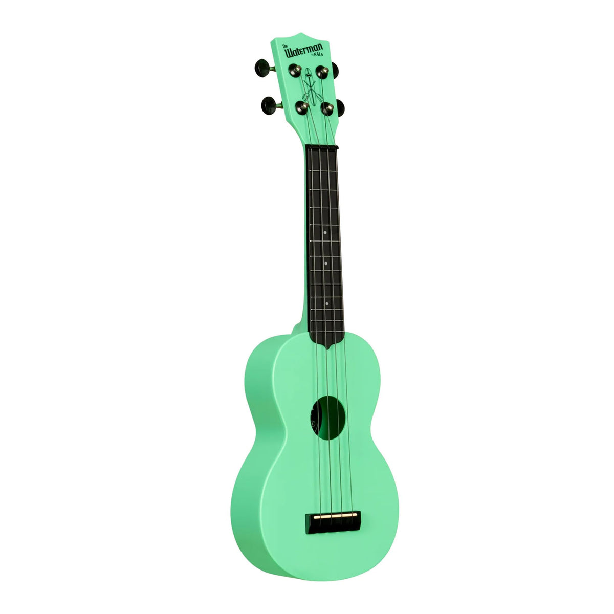 Kala KA-R-WMS-GN-S Soprano Recycled Waterman Ukulele - Sea Foam Green