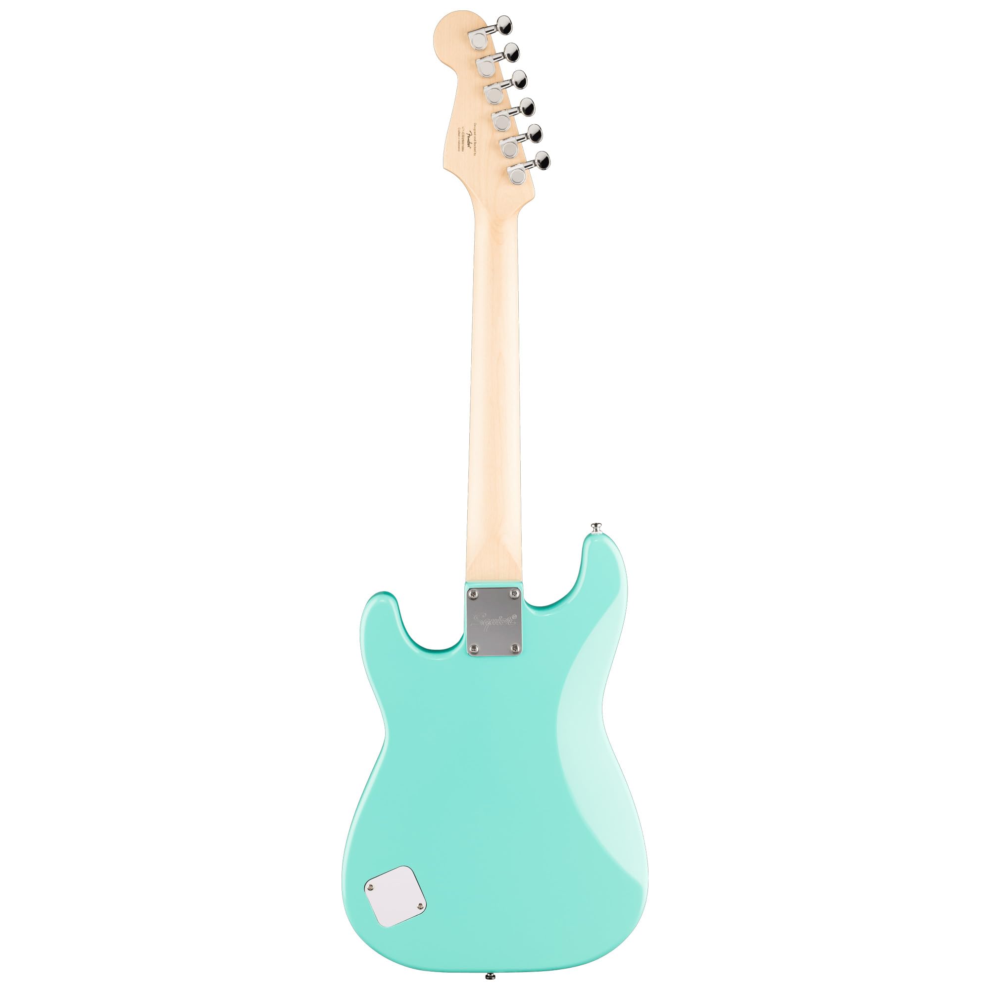 Fender Squier 3/4-Size Kids Mini Strat Electric Guitar - Sea Foam Green w/ Amplifier