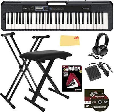 Casio CT-S300 Casiotone 61-Key Portable Keyboard w/ Adjustable Stand