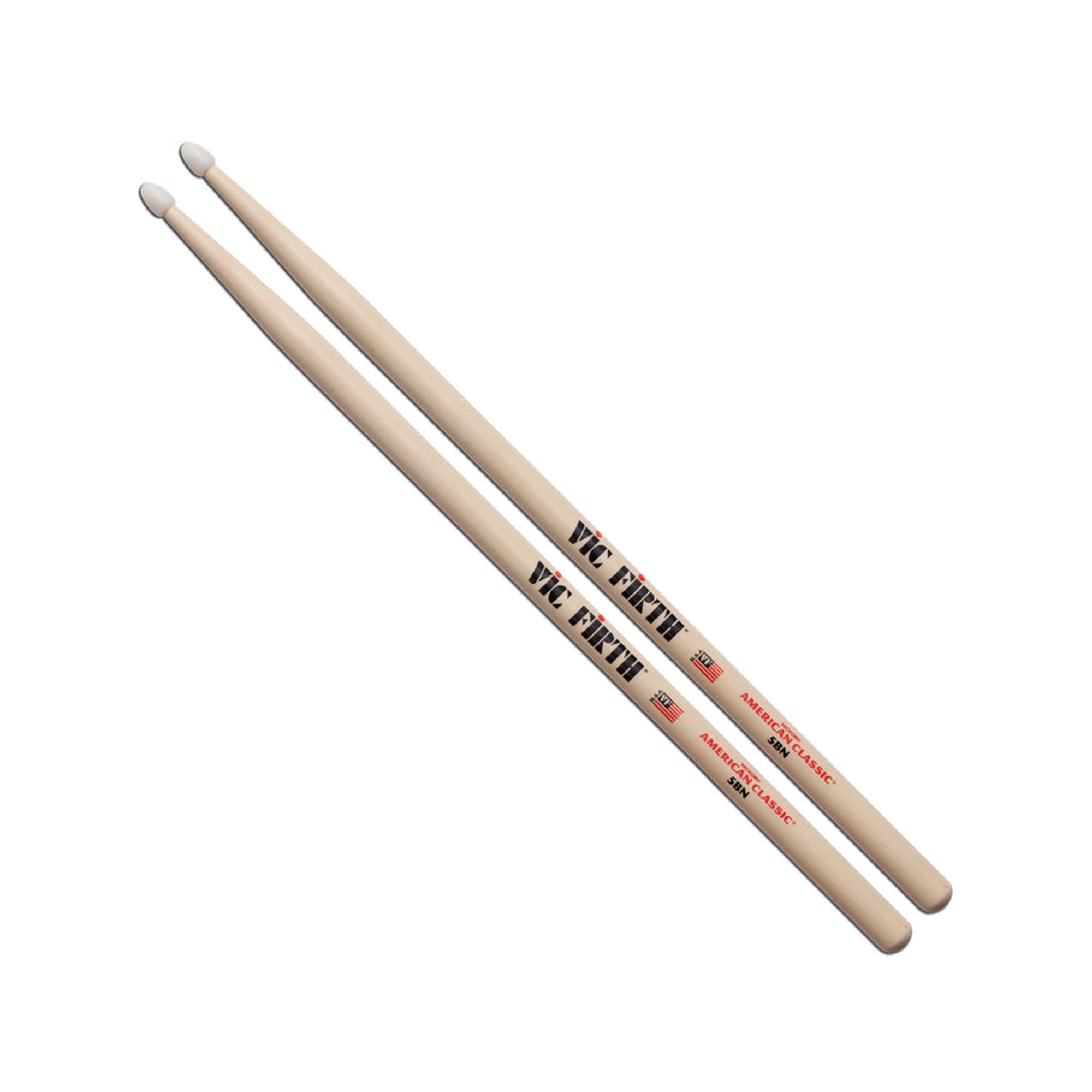 Vic Firth American Classic 5B Nylon Tip Drumsticks - 12 Pack