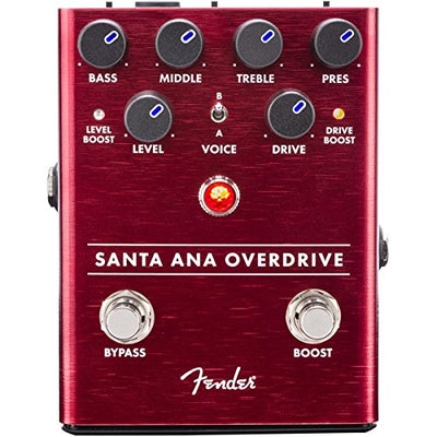 Fender Santa Ana Overdrive Pedal w/ Instrument Cable