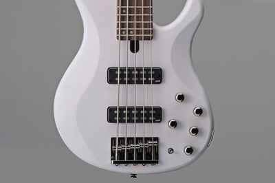 Yamaha TRBX505 5-String Premium Electric Bass Guitar - Translucent White