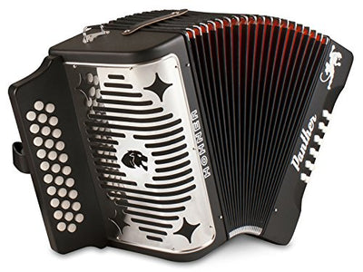 Hohner Panther Diatonic Accordion - Keys G/C/F w/ Hard Case