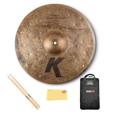Zildjian K1419 18" K Custom Special Dry Crash Cymbal w/ Drumstick Bag