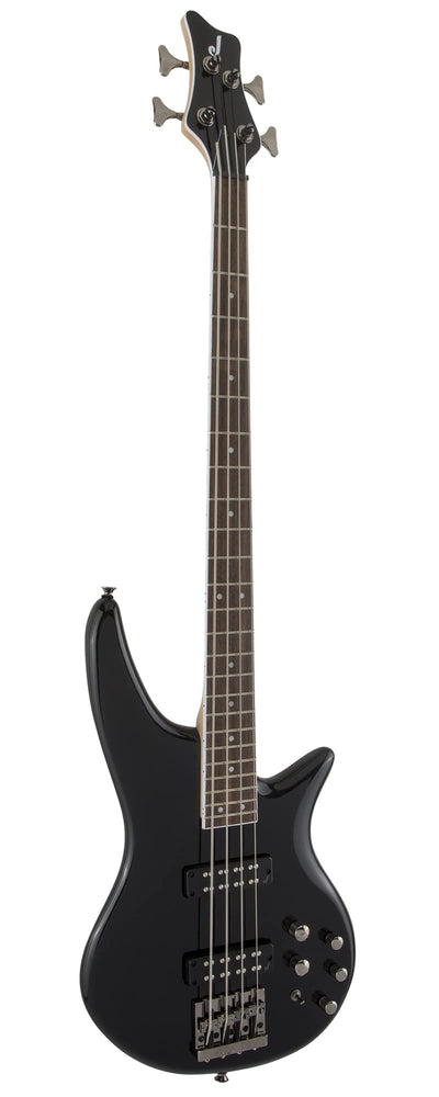 Jackson JS Series Spectra Bass JS3 Bass Guitar - Gloss Black w/ Instrument Cable