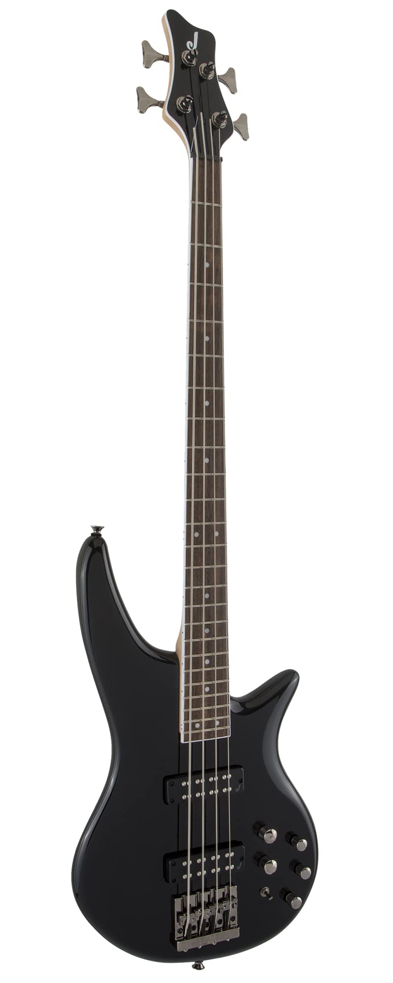 Jackson JS Series Spectra Bass JS3 Bass Guitar - Gloss Black w/ Instrument Cable
