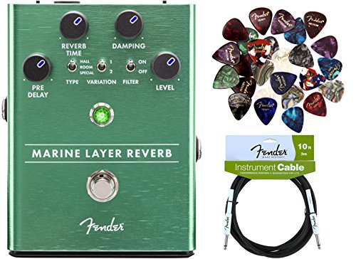 Fender Marine Layer Reverb Pedal w/ Instrument Cable