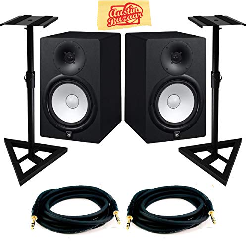 Yamaha HS7 7-Inch Powered Studio Monitor Pair w/ Stands