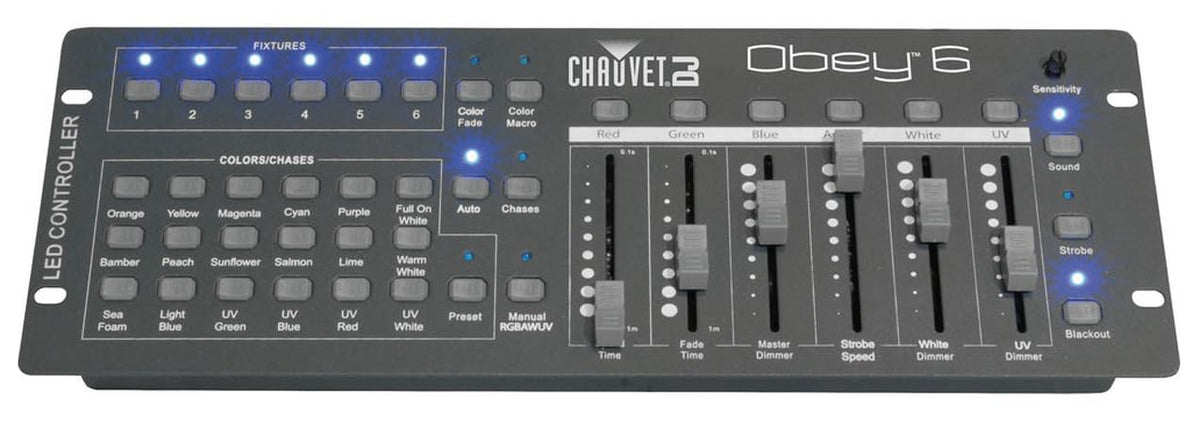 Chauvet Obey 6 DMX Controller w/ DMX Cable