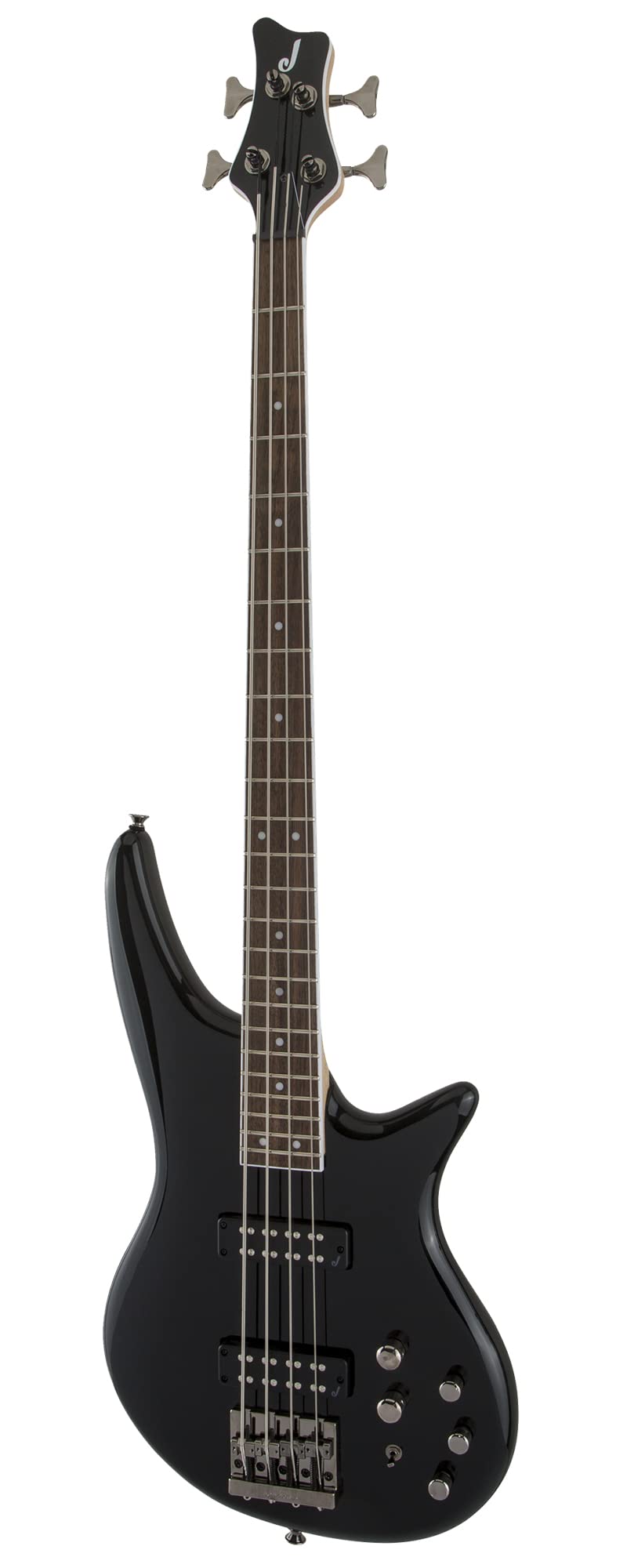 Jackson JS Series Spectra Bass JS3 Bass Guitar - Gloss Black w/ Instrument Cable