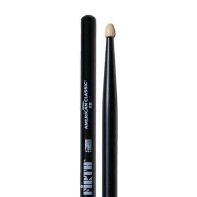 Vic Firth American Classic 5B Black Drumsticks - 12 Pack