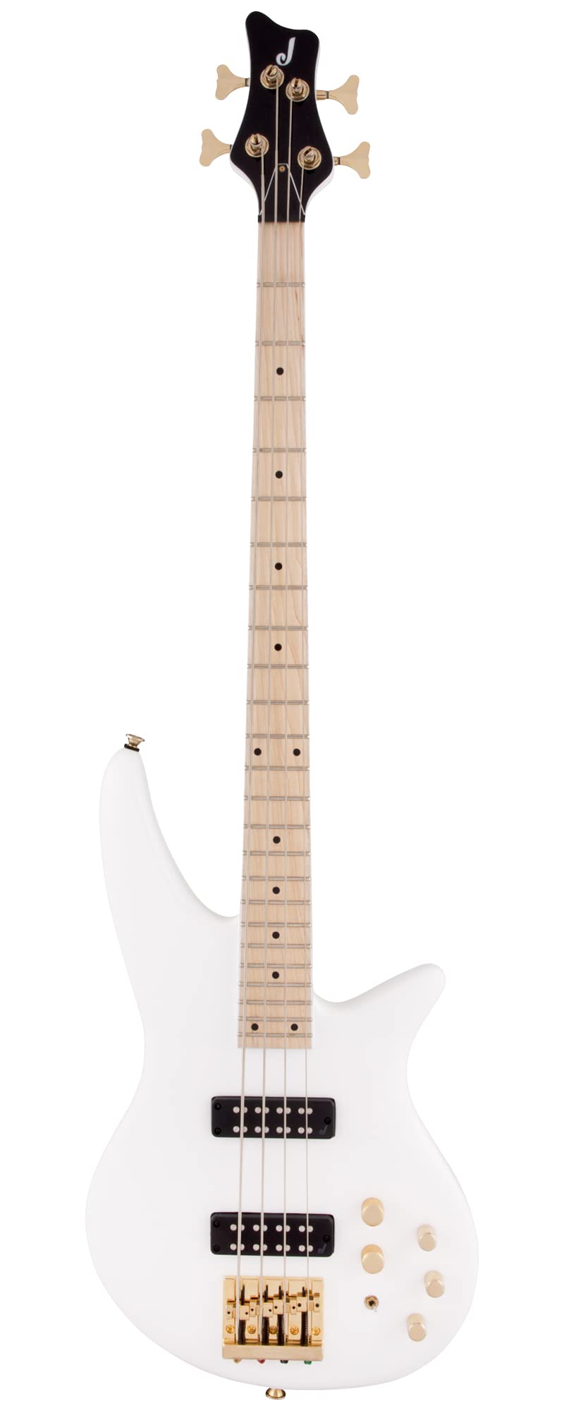 Jackson X Series Spectra Bass SBXM IV Bass Guitar - Snow White w/ Instrument Cable