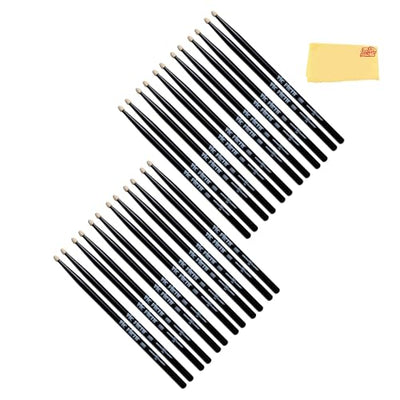 Vic Firth American Classic 5B Black Drumsticks - 12 Pack