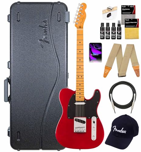 Fender American Ultra II Telecaster - Sinister Red w/ Guitar Cleaning Kit