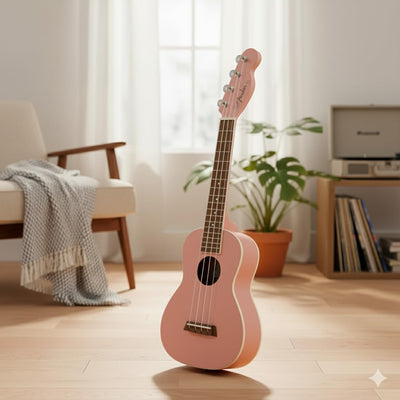 Fender Monterey Concert Ukulele - Shell Pink